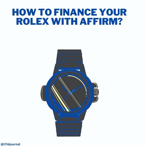 finance rolex with affirm|60 month rolex financing.